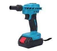 MasYosh Soplador de Polvo Inalámbrico, Soplador Eléctrico Recargable de 18 V con Energía Eólica de 8 Niveles y Turbocompresor de Doble Capa, para Eliminación de Desechos de Aserrín (Enchufe europeo)