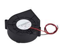 MasYosh Soplador de Turbina de Doble Bola, Ventilador de Enfriamiento de Alto Volumen de Aire de 12 V 2,4 A con 4800 RPM, para Gabinete de Control de Enrutador de Red de Centro de Datos
