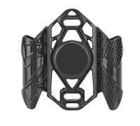 MasYosh Soporte de Bicicleta para Localizador iOS, Soporte de Etiqueta de Bicicleta Antirrobo Impermeable con Tornillos de Seguridad, para de Carretera y Montaña (Negra)