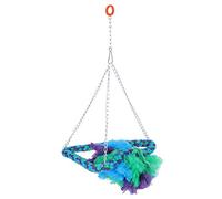 MasYosh Soporte de Escalera para Columpio para Loros y Pájaros, Cuerda de Algodón, Jaula para Pájaros, Juguetes para Masticar y Morder para Suministros de, Alambre de Hierro Duradero Cuerda de