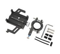 MasYosh Soporte para Teléfono para Motocicleta, Aleación de Aluminio, Resistente Al Agua, a Prueba de Golpes, con ángulo Ajustable, para Teléfonos Inteligentes, Ciclismo, Navegación en