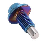 MasYosh Tapón de Drenaje de Aceite M12 X 1,75, Aleación Magnética de Ti, Ajuste Universal Eficaz de Alta Dureza para Automóviles