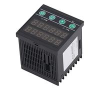 MasYosh Temporizador de Contador de 6 Dígitos, Medidor de Visualización Digital LED Industrial con Salida de Alarma de relé y Función de Memoria de Parada de Potencia, para la Línea de