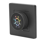 MasYosh Termostato Inteligente, Termostato Digital con Control de Perilla de 16 A con Retroiluminación Ajustable 0% 100% y Modo de Ahorro de Energía, para Oficina en Casa, Hotel, Villa,