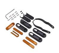 MasYosh Tira Reflectante de Rueda, Herramientas Completas con Tornillos, Soporte, Llave Hexagonal, para Scooter PRO2 (Amarillo)