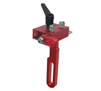 MasYosh Tope Abatible para Valla de Riel en T, Tope Límite de Aleación de Aluminio Tipo 75, Accesorio para Carpintería, con Diseño Bloqueable para un Fácil Ajuste