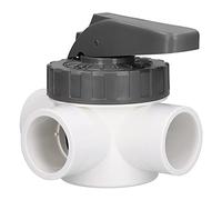MasYosh Válvula de Piscina de 3 Vías Válvula Desviadora de Spa Duradera para Piezas de Piscina, Material de PVC ABS para Todos los Lugares Donde Se Necesitan Válvulas de Riego (V40-3A)