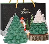 MasYosh Vela Perfumada con Forma de árbol de Navidad, Diseño duradero.
