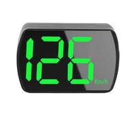 MasYosh Velocímetro HUD para Automóvil, Pantalla Digital de Velocidad KM mph USB Tipo C Plug and Play, con Fuente Negra y Verde, para Automóviles, Camiones, SUV, Autobuses, Motocicletas