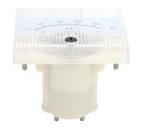 MasYosh Voltímetro de Puntero de DC, Modelo 85C1 0~500V con Caracteres Negros de Fondo Posteros Rojos, para el Estabilizador de Voltaje Distribución de Energía del Gabinete Banco