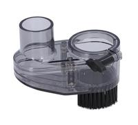 MasYosh Zapatilla de Polvo del Enrutador CNC, Bota de Colector de Polvo Transparente de Tipo Magnético para Motor de Huso de 45 Mm, con Cepillo de Nylon para Trabajar la Madera