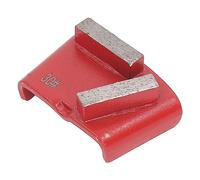 MasYosh Zapatos de Pulido de Diamante, Bloque de Pulido de Diamante de Dientes Largos en Forma de Abanico con Alta Nitidez y Resistencia Al Desgaste para Pulido de Pisos de Concreto y