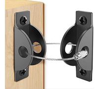 Masyrt 6 juegos de muebles domésticos, alambre de acero, herramienta anticaídas, accesorios de hardware para la seguridad de los niños