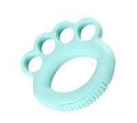 Masyrt Anillo de Ensanchador de Dedo de Silicona, Fortalecedor de Agarre de Mano de 4 Agujeros para Niños Estudiantes (claro)