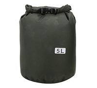 Masyrt Bolsa seca impermeable plegable de PVC para exteriores, bolsa de almacenamiento para camping, senderismo y playa, Huella verde militar, 5 l, 5L