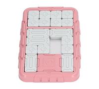 Masyrt Brain Teaser Juego de mesa de rompecabezas deslizante de mano, desafíos de alivio del estrés en tamaño portátil para adolescentes y adolescentes, juguete de mesa deslizante con lógica y