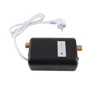 Masyrt Calentador de Agua Eléctrico sin Tanque para Debajo del Fregadero, Calentador de Agua Instantáneo, Interfaz de Latón de 1/2 Pulgada, IPX4, Resistente Al, Acero (Enchufe europeo de 220 V)