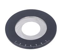 Masyrt Circuito circular plantilla Regla Circle Maker herramienta, Regla de plantilla redonda giratoria ajustable con tallado, adecuado para carpintería,