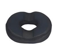 Masyrt Cojín de gel con forma de rosquilla, alivia las molestias, cojín ergonómico para la recuperación, cirugía de próstata, coxis, negro, 2U