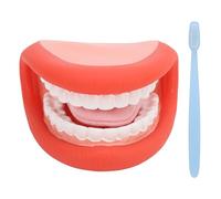 Masyrt Educational Bhout Puppet con lengua y dientes Brush para logopedia, ideal para niños y niñas que aprenden herramientas de aprendizaje