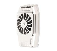 Masyrt Enfriador de Teléfono Enfriador de Teléfono Celular Radiador de Móvil Ventilador de Enfriamiento Súper Silencioso Portátil Clip Retráctil Salida de Aire Cabl (Plata)