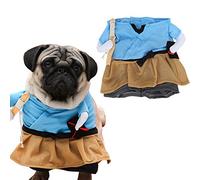 Masyrt Funny Samurai Urect - Disfraz para mascotas, Halloween, fiesta, cosplay, para perros, con varios tamaños para gatos, interior y exterior (L)