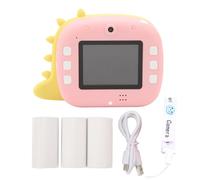 Masyrt Kids Instant Cámara digital con WiFi, compatible con zoom de 12 MP 8X, doble objetivo, impresión de aplicaciones, batería recargable de 800 mAh para fotografía infantil y aprendizaje