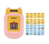 Masyrt Máquina de Educación Temprana de Tarjetas, 224 Palabras Visuales, Tarjetas Flash Parlantes con Función de Bucle, sin Diseño de Pantalla para Niños, Juguetes de Aprendizaje