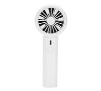 Masyrt Mini Ventilador Portátil, Ventilador Portátil de Turbo de Mano, Pequeños y Potentes Ventiladores Personales Recargables, Ventiladores Livianos con 5000 MAh, 199 Gear Wind Digital (Blanc)