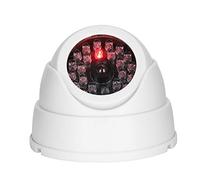 Masyrt Mr-18b - Cámara de vigilancia inalámbrica simulada para interiores y exteriores con 30 LED IR falsos