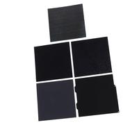 Masyrt Plataforma de cama de impresión PEI de 65 millones para impresora 3D, placa de construcción con un grosor de 0,4 mm, 184 x 184 mm, kit de película PEO Pey, plataforma base robusta, texturas