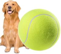 Masyrt Super pelotas de tenis para perros, 9,5 prácticamente indestructibles, el mejor juguete para perros, fútbol Antinoia para ejercicios para mascotas, juegos de seguimiento del