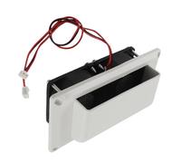 Masyrt Ventilador de ventilación lateral para ventilador de escape de aire para 12 V 15 W de ventilación de ABS con flujo de aire rápido silencioso con tornillos para