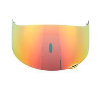 Masyrt Visera tintada de repuesto para casco de moto, resistente a los rayos UV, campo de visión transparente, accesorio para casco de moto K1 K3SV K5 (marrón rojo)