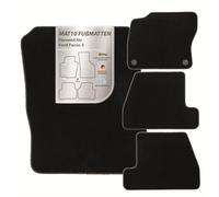 Mat 10 - Alfombrillas de Terciopelo para Ford Focus MK3 | Juego de 4 Alfombrillas de Coche | Calidad de Fabricante Original Duradera Fabricada en Alemania |Focus III (BJ 2011-2015)