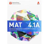 MAT 4 A TRIM (MATEMATICAS ACADEMICAS) AULA 3D: Mat 4 A. Matemáticas. Enseñanzas Académicas - Libro 1,2 Y 3. ESO 4: 000003 - 9788468235752 (2016)