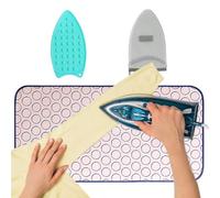 Mat De Hierro Planchado: Alfombra De Planchado A Prueba De Calor De Silicona para Ropa Telas | Flexible, Protege Las Tablas Contadores, Adecuados para Planchas De Vapor Secas, Diseño C