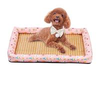 Mat De Mascotas, Alfombra Para Perros De Enfriamiento, Almohadilla Transpirable, Alfombrilla Para Mascotas Lavable, La Base No Deslizante Evita El Deslizamiento, La Capa Suave Resistente A Lo
