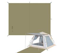 Mat de Picnic al Aire Libre - Cubierta de Tierra Impermeable, Manta de Piso recubierta de Silicona 20d | Alfombra de Campamento Plegable para Picnic de Playa, Senderismo, Almohadilla de asient
