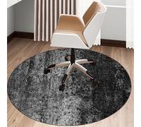 Mat de protección de Piso Redondo 110 cm para sillas de Oficina sillas de Juego y sillas de Ruedas - Alfombra de Silla de Escritorio multipropósito Duradera para Pisos y alfombras FANDIAO