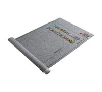 Mat De Rompecabezas Rolling - Almohadilla De Almacenamiento Rompecabezas | 26x46 Pulgadas Mat Jigsaw Roll Up Portable Saver Almohadilla para hasta 1500