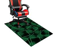 Mat de Silla de Juego 47 "x 63" para Pisos de Madera Dura colchoneta de Silla de Escritorio de Oficina con diseño Antideslizante para Jugadores y Protector de Piso de Escritorio de