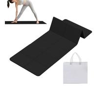 Mat De Yoga - Mat De Yoga Plegable 6 Mm | Ligerosas, No Deslizantes Y Portátiles De Ejercicios | Perfecto Para Casa, Gimnasio, Viajes, Pilates & Meditation | Fácil De Plegar Y Llevar Con Una Capa Fuer