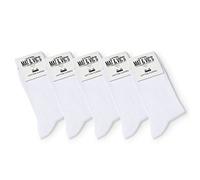 Mat & Vic’s Calcetines media pierna - blanco, 43-46, 5 pares