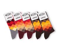 Mat & Vic’s Calcetines media pierna - Diamond Terra, 35-38, 5 pares