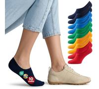 Mat & Vic’s Calcetines tobilleros - Fun Colors, 43-46, 10 pares