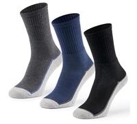 Mat & Vic’s Calcetines trabajo hombre - Multicolor, 47-50, 12 pares