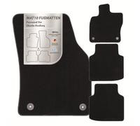 MAT10 Alfombrillas de Coche aptas para Skoda Kodiaq (a Partir de 03/2017, 5 plazas, Tipo NS+NV) de Terciopelo, Juego de 4 Piezas | Calidad OEM Duradera Fabricada en Alemania