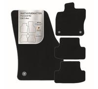 MAT10 - Alfombrillas de Coche aptas para VW T-Roc (BJ a Partir de 11/2017, VW276, Tipo A1) de Terciopelo | Juego de 4 Alfombrillas para Coche | Calidad de Fabricante Original Duradera, Fabricada en