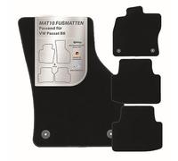 MAT10 Silver-Line: Felpudos para VW Passat B8 Sedán y Variant desde 2014-08 / Passat Alltrack desde 2015-05 - Alfombrillas de Auto